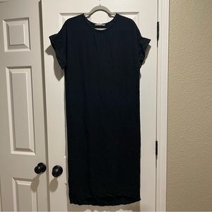 Elizabeth Suzann Georgia Midi Dress in Linen Gauze
